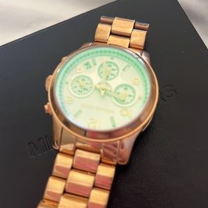 Michael Kors rose gold watch